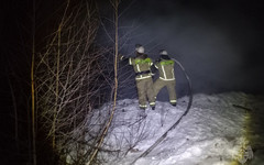 В посёлке Богородское при пожаре погиб мужчина