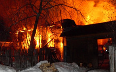 Вчера в Кировской области в страшном пожаре погибли дети (ФОТО)