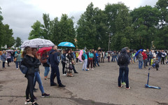 Митинг против строительства завода по переработке опасных отходов. Прямая трансляция