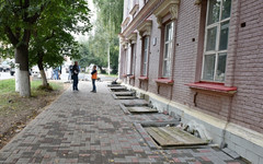 В Кирове закончили ремонтировать три участка тротуаров