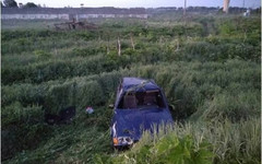 Под Кирово-Чепецком автомобиль «ВАЗ-2114» вылетел в кювет и перевернулся