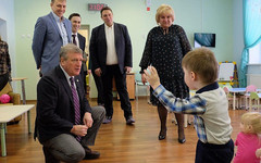 Игорь Васильев посетил новый детский сад на улице Крупской