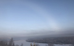 Кировчанка сфотографировала туманную радугу в черте города