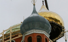 На храме Пантелеймона Целителя обновили купол