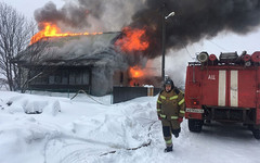 В Афанасьевском районе в канун Нового года случился пожар в жилом доме