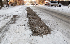 В Слободском оштрафуют подрядчика, который укладывал асфальт прямо на снег