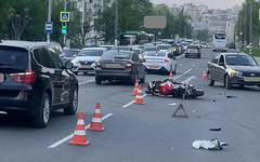 В ДТП на Ленина пострадал мотоциклист