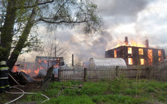 Последствия страшного пожара в Орлове (видео)