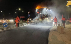 На кольцевой развязке за Старым мостом начался последний этап работ