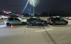 Массовое ДТП на Воровского. Есть пострадавшая