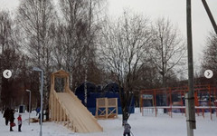 Новую горку в Кочуровском парке закрыли из-за жалоб кировчан