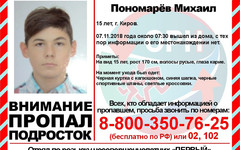 В Кирове ищут 15-летнего подростка