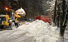 За сутки из Кирова вывезли более 11 тысяч кубометров снега