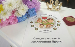 В Кировской области 700 молодожёнов получили памятный знак «Семья - основа страны»