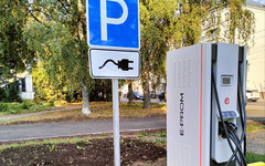 В Кировской области за год появились 8 быстрых электрозаправок