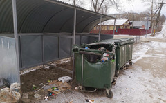 В Котельниче произошёл пожар на площадке для контейнеров