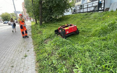 В Кирове протестировали робота-газонокосилку