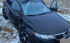 Женщина пострадала в ДТП с опрокидыванием под Котельничем