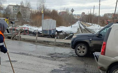 На улице Лепсе обновили железнодорожный переезд