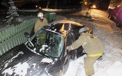 В Кировской области 42-летний водитель «Приоры» снёс опору ЛЭП (ФОТО)