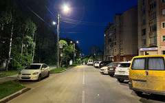 В Кирове на участке улицы Володарского установили фонари