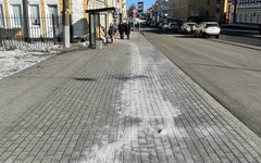 Кировчане пожаловались на соль в центре города