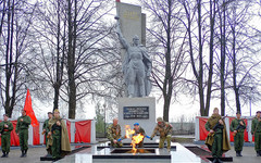 Вечный огонь в Слободском зажёг правнук Григория Булатова