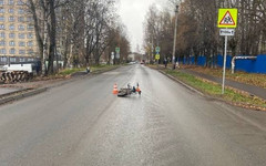 В Кирове водитель сбил велосипедиста и скрылся