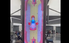 Посетителям аэропорта Шереметьево показывают дымковскую игрушку