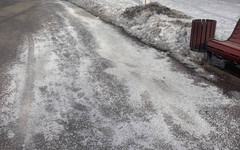 В Кирове пересолили Октябрьский проспект
