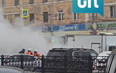 Стала известна причина возникновения пара на Октябрьском проспекте