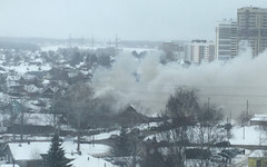 В районе ипподрома в Кирове сгорел жилой дом
