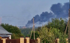 В районе Кирово-Чепецка тушат сильный пожар