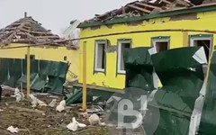 В Воронежской области с военного самолёта упал снаряд, разрушено шесть домов