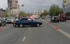 В Кирово-Чепецке молодой мотоциклист столкнулся с автомобилем