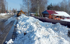 В Кирове начали очистку водоотводных труб