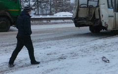 Сегодня в Кирове КамАЗ на полном ходу протаранил пассажирский автобус