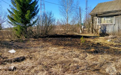 В Кировской области случился первый в сезоне ландшафтный пожар