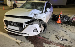 В Кирова в ДТП погиб мотоциклист