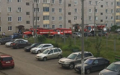 В Нововятске на улице Парковой произошёл пожар в жилом доме