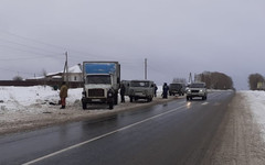 В Кирово-Чепецком районе перевернувшийся грузовик насмерть сбил пешехода