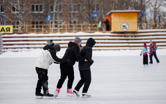 На стадионе «Машиностроитель» открылся городской каток