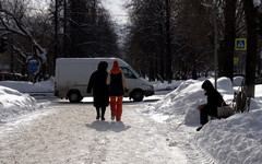 Ветер и мокрый снег. Погода в Кирове 7 марта