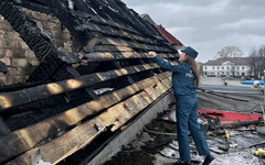 При пожаре в торговом центре Слободского спасли кроликов и попугаев