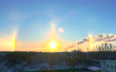 Над Кировом наблюдалось гало