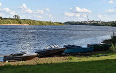 На притоках Вятки отмечается спад уровня воды