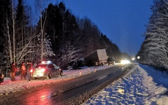 В Омутнинском районе столкнулись легковой и грузовой автомобили, два человека погибли