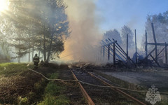 На Северо-Садовой произошёл сильный пожар на складе