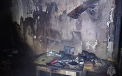 В кирово-чепецкой многоэтажке выгорела квартира на первом этаже