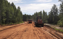 В Шабалинском районе начали строить дорогу к полигону твёрдых бытовых отходов